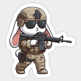 Tactical Rabbit Sticker